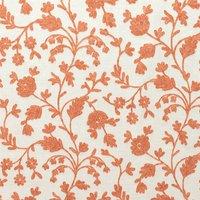 Fibre Naturelle Lucca Embroidered Fabric Sunset