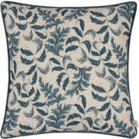 Evans Lichfield Chatsworth Topiary Piped Filled Cushion 43cm x 43cm Petrol