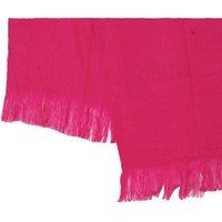 Woven Bed Scarf Fuchsia