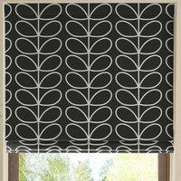 Orla Kiely Jumbo Linear Stem Made to Measure Roman Blind Liquorice