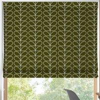 Orla Kiely Linear Stem Made to Measure Roman Blind Kelp