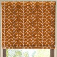 Orla Kiely Linear Stem Made to Measure Roman Blind Persimmon