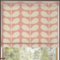 Orla Kiely Jumbo Solid Stem Made to Measure Roman Blind Pink