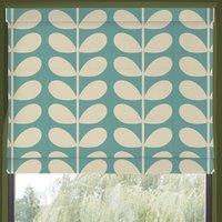 Orla Kiely Jumbo Solid Stem Made to Measure Roman Blind Duckegg