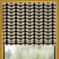 Orla Kiely Solid Stem Made to Measure Roman Blind Black