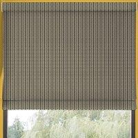Orla Kiely Tiny Stem Made to Measure Roman Blind Black