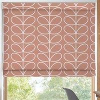 Orla Kiely Jumbo Linear Stem Made to Measure Roman Blind Bubblegum