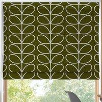 Orla Kiely Jumbo Linear Stem Made to Measure Roman Blind Kelp