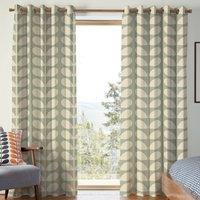Orla Kiely Jumbo Solid Stem Made to Measure Curtain Pebble