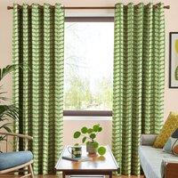 Orla Kiely Solid Stem Made to Measure Curtain Green