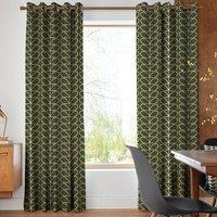 Orla Kiely Jumbo Linear Stem Made to Measure Curtain Kelp