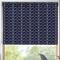 Orla Kiely Linear Stem Translucent Made to Measure Roller Blind Navy Whale