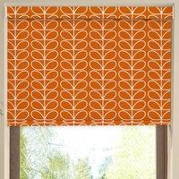 Orla Kiely Linear Stem Translucent Made to Measure Roller Blind Persimmon