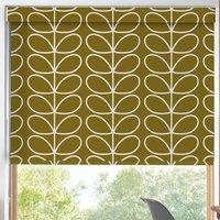 Orla Kiely Jumbo Linear Stem Translucent Made to Measure Roller Blind Seagrass