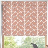 Orla Kiely Jumbo Linear Stem Translucent Made to Measure Roller Blind Bubblegum