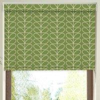 Orla Kiely Linear Stem Translucent Made to Measure Roller Blind Chalky Green