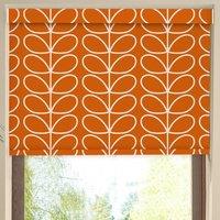 Orla Kiely Jumbo Linear Stem Translucent Made to Measure Roller Blind Persimmon