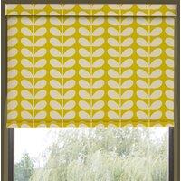 Orla Kiely Solid Stem Translucent Made to Measure Roller Blind Yellow