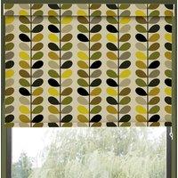 Orla Kiely Multi Stem Made to Measure Blackout Roller Blind Yellow