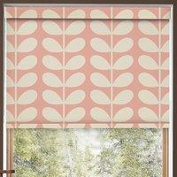 Orla Kiely Jumbo Solid Stem Made to Measure Blackout Roller Blind Pink