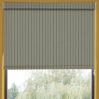 Orla Kiely Tiny Stem Made to Measure Blackout Roller Blind Black