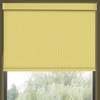 Orla Kiely Tiny Stem Made to Measure Blackout Roller Blind Yellow