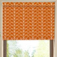 Orla Kiely Linear Stem Made to Measure Blackout Roller Blind Persimmon