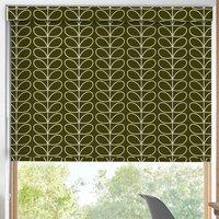 Orla Kiely Linear Stem Made to Measure Blackout Roller Blind Kelp