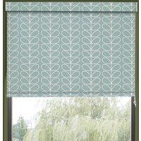 Orla Kiely Linear Stem Made to Measure Blackout Roller Blind Aqua