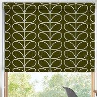 Orla Kiely Jumbo Linear Stem Made to Measure Blackout Roller Blind Kelp