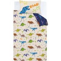 Catherine Lansfield Prehistoric Dinosaurs Childrens Bedding Natural