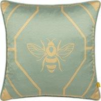 Furn Bee Deco Geometric Filled Cushion 43cm x 43cm Eau De Nil