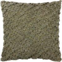 Yard Calvay Chunky Textured Filled Cushion 50cm x 50cm Lichen