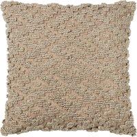 Yard Calvay Chunky Textured Filled Cushion 50cm x 50cm Taupe