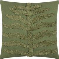 Furn Dakota Tufted Filled Cushion 45cm x 45cm Forest