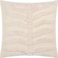 Furn Dakota Tufted Filled Cushion 45cm x 45cm Natural