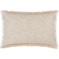 Yard Doze Woven Fringed Filled Cushion 40cm x 60cm Natural