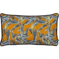 Wylder Tropics Ebon Wilds Nkiru Piped Filled Cushion 30cm x 50cm Saffron