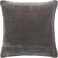 Yard Heavy Chenille Reversible Filled Cushion 50cm x 50cm Charcoal