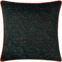 Paoletti Galaxy Chenille Piped Filled Cushion 50cm x 50cm Emerald