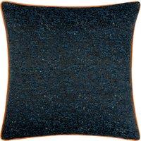 Paoletti Galaxy Chenille Piped Filled Cushion 50cm x 50cm Navy