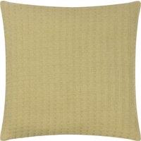 Yard Hush Cotton Linear Filled Cushion 45cm x 45cm Avocado