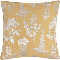Wylder Nature Sophia Floral Jacquard Filled Cushion 50cm x 50cm Gold