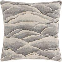 Paoletti Stratus Jacquard Filled Cushion 45cm x 45cm Grey