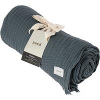 Lark Crinkled Cotton Throw Dusk