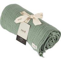 Lark Crinkled Cotton Throw Eucalyptus
