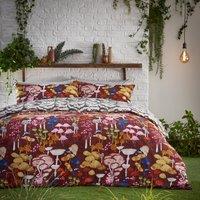 Furn Amanita Abstract Mushroom Duvet Cover Bedding Set Redwood