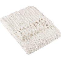 Arvo Woven Fringed Throw 130cm x 180cm Natural