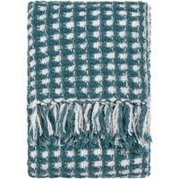 Toasty Waffle Throw 130cm x 180cm Teal