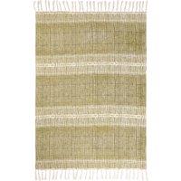 Sono Ink Abstract Throw 130cm x 180cm Olive
